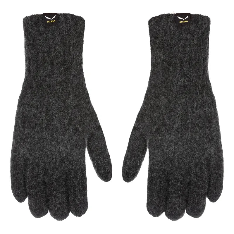 Salewa Walk Wool Gloves in Carbon